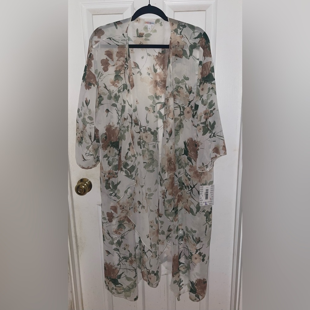 Lularoe Floral Shirley Kimono